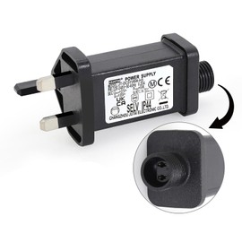 String Light Indoor-Outdoor for CZJUTAI JT-DC31V6W /3.6W /1.35W-E2-IP44 Christmas Lighting (Fully Compatible also to 32V and 29V Lights) (1 pack of)