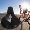 Wide Soft Bike Seat Cushion Shockproof Design Big Bum Extra