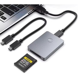 VORNEC CFexpress Type A Card Reader, 10Gbps Type A CFexpress Card Reader Adapter USB C to USB C/USB A Memory Card Reader with USB3.1 Gen2 Transfer Speed, Compatible with Windows/Mac/Linux/Android