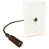 DIYTECH 1/4 Jack Audio Wall Plate - 6.35mm 1/4 TRS