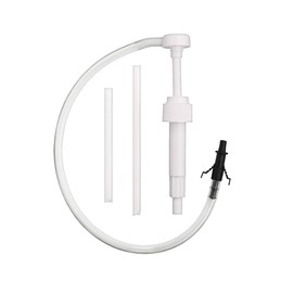 Transmission Fluid Pump Kit, Fluid Transfer Pumps, Car Accessories Differential Fluid Pump,Car Lower Unit Gear Oil Pumps, Differential Fluid Pump - 3/8 inch Swivel, 8mm & 10mm Adapter (White)