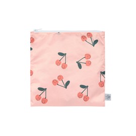 LÄSSIG Reusable Storage Bag Snack Bag 2pcs/Snack Bag Happy Fruits Cherry