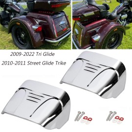Unbranded For Harley 2010-2011 Street Glide Trike FLHXXX Rear Tail Light Visor Cover Kit