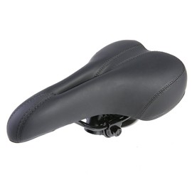 UNISTRENGH Comfortable Bike Saddle Mountain Bicycle Seat Profession Road MTB Bike Seat Outdoor Or Indoor Cycling Cushion Pad, Black