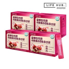 Life Hub (Hyundai Hmall) Life Herb Glutathione Pomegranate Collagen Lactobacillus 4 boxes (2g x 120 packs) 4 month supply / (현대Hmall) 라이프허브 글루타치온 석류콜라겐 유산균 4박스(2g x 120포) 4개월분
