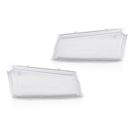PIT66 Headlight Lens Cover Compatible with Chevy Silverado 2003-2007 Clear
