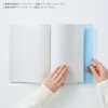 Kokuyo NTC-CB5-L1-LB Campus Decorative Clear Note Cover Positive & Relax