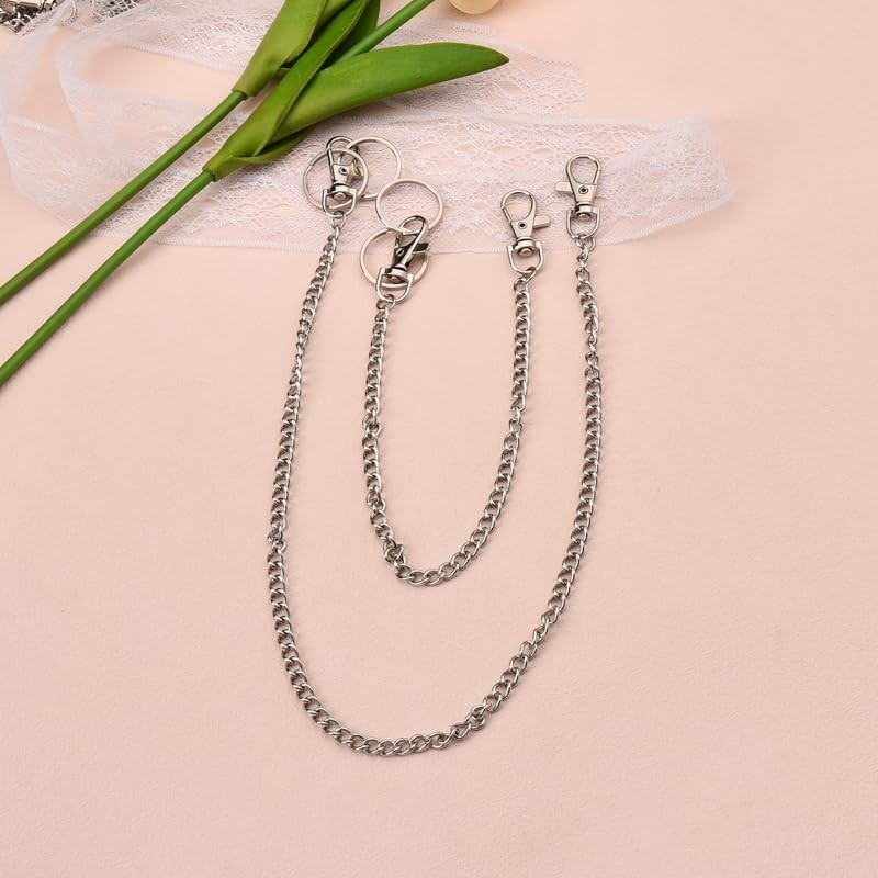 Sisadodo Keychain Wallet Chain for Men Women Jeans Chain for