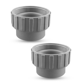 2 inches PVC Connector with 2 Nut Heater Flange Replace 006723F Fit for Raypack Pool Heater Parts, 2 Pack