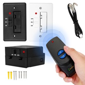 Gas Fireplace Remote Control Kit,Fit for Ambient Technologies Fireplace,Remote Control Replace RCM-RX/RMC RX RCT RCMT RCT RCST RCB TLM TLT WWTD and Wmtd Transmitters,No Battery Lifetime GNTEE