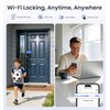 Veise VE027 Built-in Wi-Fi Smart Lock, Fingerprint Keyless Entry Front
