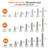 FullFun 1080PCS M2 M3 M4 Hex Socket Head Cap Screw