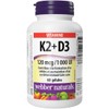 Webber Naturals Vitamin K2 with D3, 60 Softgels, Helps Support