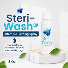Steri-Wash Aftercare Piercing Spray 3 oz