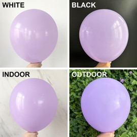Purple Balloons, Pack of 50 12 Inch Macaron Purple Balloons, Latex Dark Purple Balloons for Women, Girls, Children for Purple Theme Birthday Party Proposal Wedding Baby Shower Engagement Anniversary