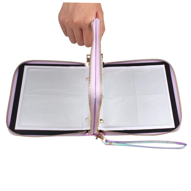 FingerAngel 120 Slots Nail Stamping Plate Holder Case Laser Style
