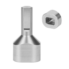 Atesilor 304 Stainless Steel Fish & Ice House Winch Adapter for Cordless Drill, Compatible with Ice Castle/Yetti/Glacier/Firebrand Ice House with Removable Winch Handle