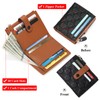 FALAN MULE Women's Small Leather RFID Protection Credit Card Holder