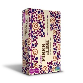 NuGo NuGO Fiber d'Lish Cinnamon Raisin, 12g High Fiber, Vegan, 150 Calories, 1.6 Ounce , 16 Count(Pack of 1)