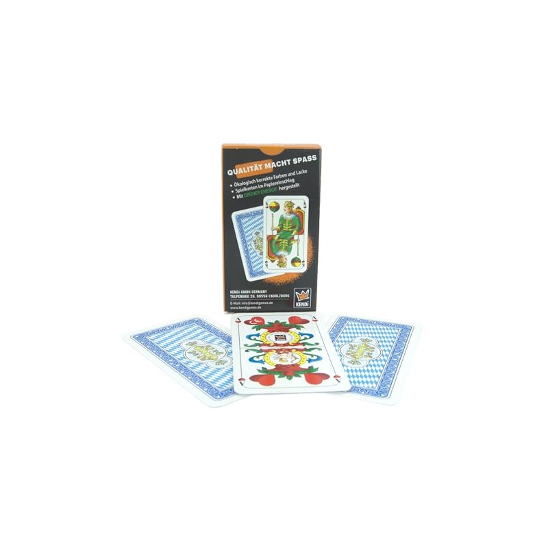 KENDi GAMES Schafkopf Playing Cards - Set of 10 |