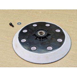 MAXXT Sanding Pad 180 mm - Professional Sanding Disc for Drywall Sanders, 8 Holes, Round, with Screws and Spacers