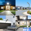 Solar Street Lights Outdoor Waterproof,48000LM 320°Wide Angle Flood Light, LED