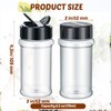 36 Pcs 5.5 oz Plastic Spice Jars with Shaker Lids
