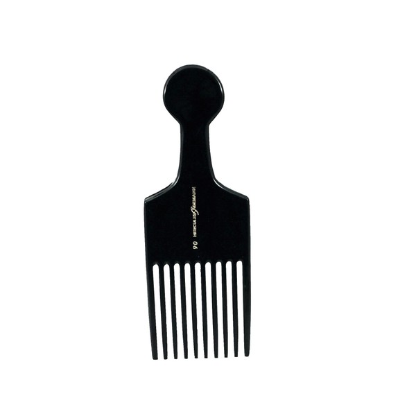 Hercules Sagemann 90 Hard Rubber Pick Comb 10 Teeth Extra Coarse 6.75 Inch High Hard Rubber Thick Hair Comb Hair Comb for Afro Hair Hair Comb for Women and Men Hair Comb for Daily Hair Styling