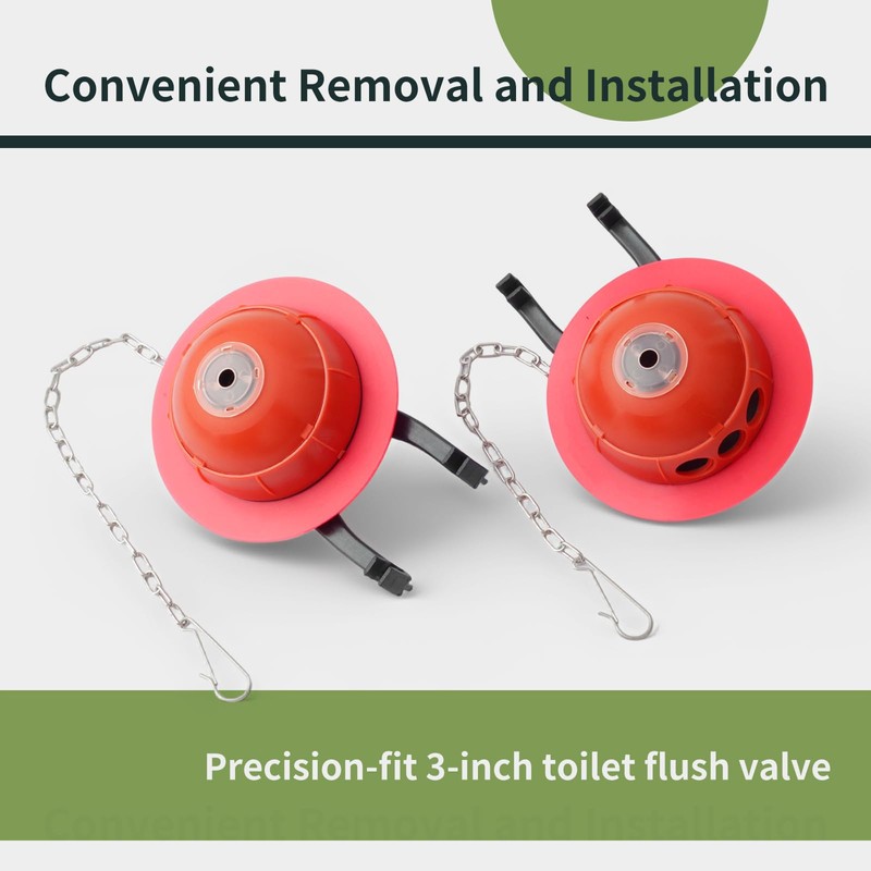 ALLCSM THU500S Toilet Flapper Compatible with TOTO Toilets 3 Inch