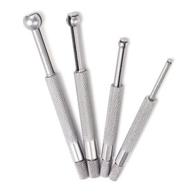 4pcs Hole Gauge Set Full Ball Telescopic Gauge 3-13 mm for Measuring Small Holes Slots Grooves