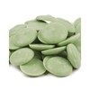 Merckens Coating Wafers, Lite Green Color, 2 Pound Package, Melting