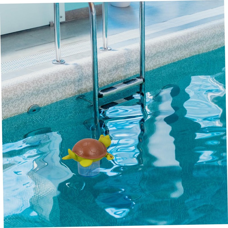 Totority 1Pc Cartoon Turtle Pool Chemical Floater Dispenser for Swimming