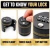 Combination Wine Bottle Lock for Storage – 3 Digit Password