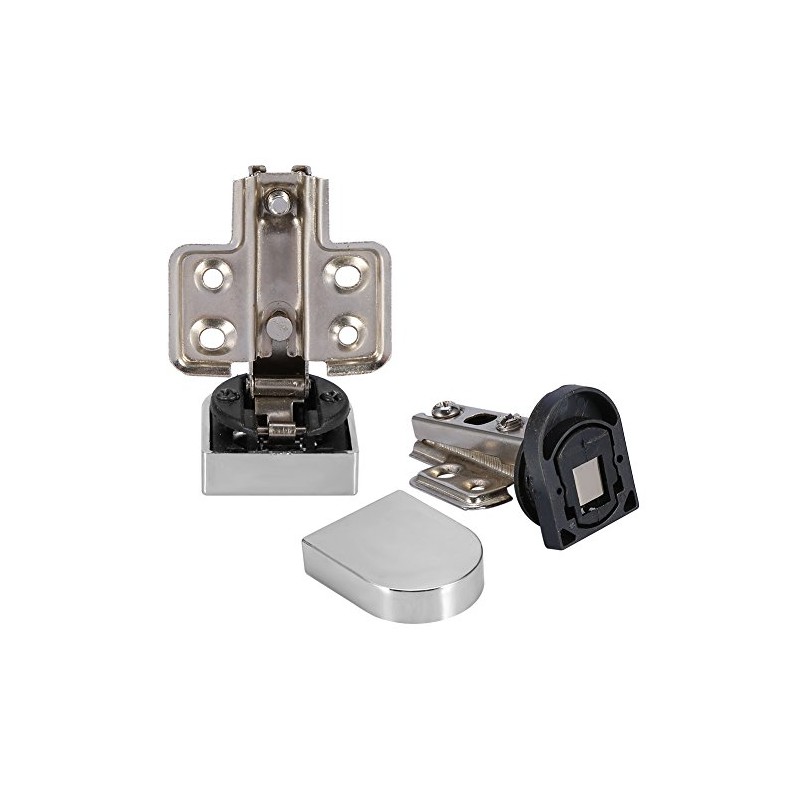 2Pcs Set Folded Hinge Cabinet Connectors for Cupboard Wardrobe Door