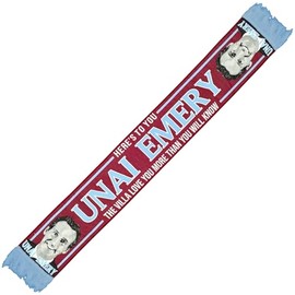 Unai Emery Scarf | Soccer Fan Scarf | Villa Style | Premium Acrylic Knit