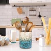 YINUOWEI Utensil Holder, Ceramic Kitchen Utensil Holder for Countertop, Large