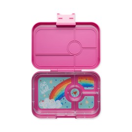 Yumbox - Leakproof Bento Box For Kids and Adults 4 Compartment - Tapas Malibu Purple