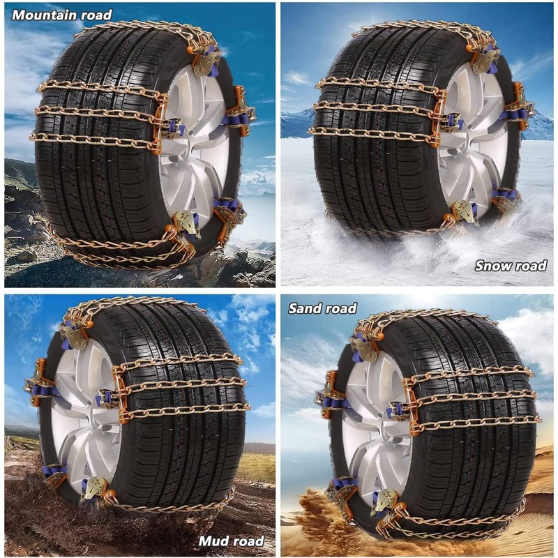 Snow Tire Chains, Universal Car Emergency Anti Slip Snow tire