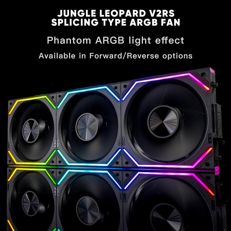 Jungle Leopard Interstellar V2 RS 120mm Case Fan Infinity Mirror