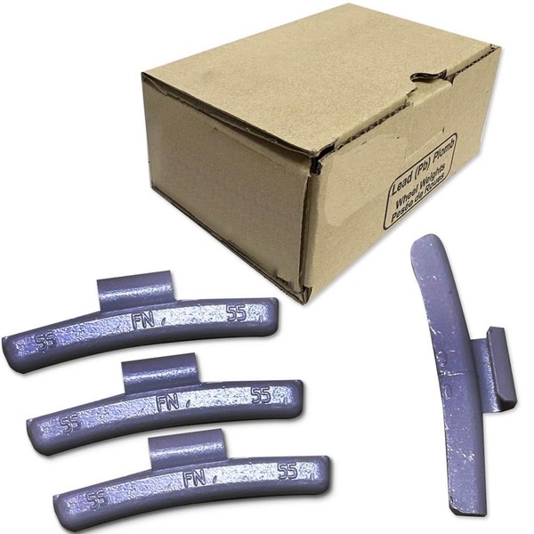 Wheel Weights FN Type Lead Clip On Coated - 25