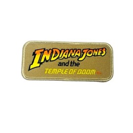 Indiana Movie Jones Doom Temple 3.5 Inches Wide Embroidered Patch