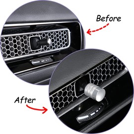 PIUGILH Air Vent Lever Cover Wind Outlet Knob Decoration Trims for Honda Civic 2022-2024 for Honda CRV 2023 2024 Car Accessories,4PCS