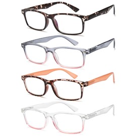 YTDBNS Stylish Reading Glasses for Women, Blue Light Blocking, Lightweight Eyewear for Computer Work, Fashion Readers for Office & Home