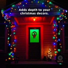 SLEEKLIGHTING LED A19 Light Bulb, 120 Volt - 3-Watt Energy Saving - Medium Base - UL-Listed LED Bulb - Lasts More Than 20,000 Hours (Red) 4pack