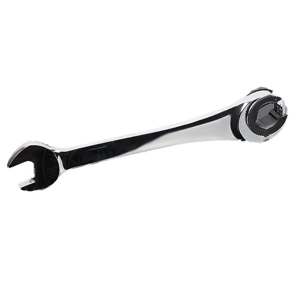 1Pcs 15mm Double Open End Tubing Wrench Chrome Vanadium Steel