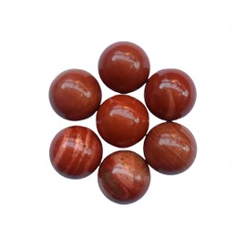 Sunshcat Natural Red Jasper 0.78 Inchs Crystals and Healing Stone Ball Set,Home Desktop Feng Shui Array Decoration(7 Pieces) ﻿