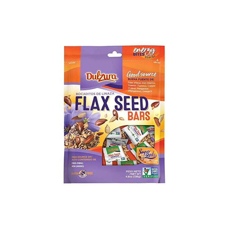 Flax Seed Bars snacks, 2 Pack