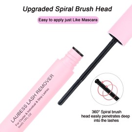 Individual Lashes Kit Eyelash Extension Remover Individual Lashes Waterproof Eyelash Glue Remover Cluster Lashes 5ml Eyelash Remover for Extensions at Home Lash Extension Kit Lash Remover