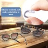 100 Retenedores de Gafas Antideslizantes de Silicona, Ganchos para Patillas