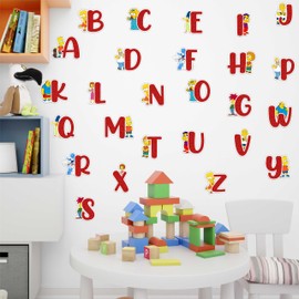 Seyal® BRT Simpson A-Z Alphabet Wall Sticker
